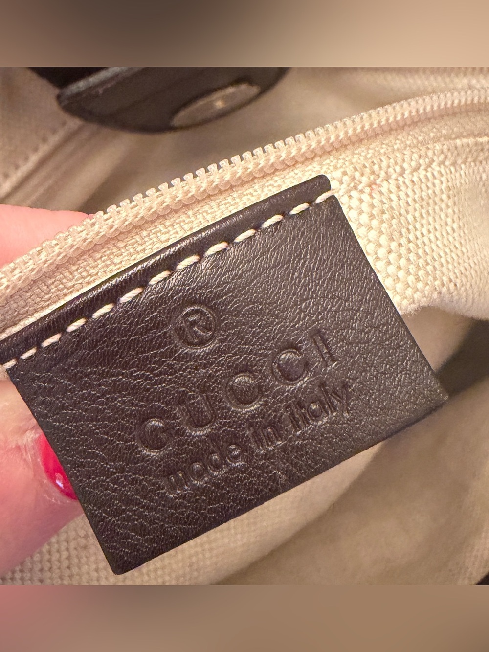 Vintage Gucci Brown Guccissima Handbag - Picture 13 of 14